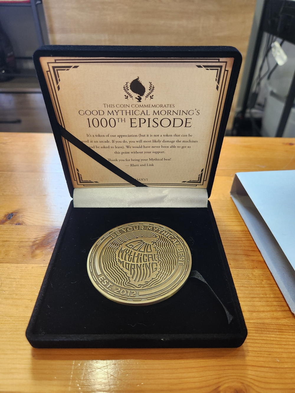 Good Mythical Morning 1000th Episode Commemorative Coin